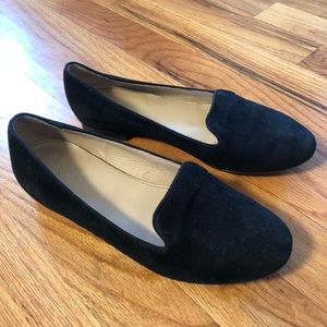 J. Crew Suede Smoking Slippers (Loafers)